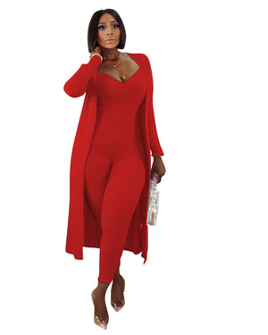 Conjunto Ribbed Long-sleeved Capa con body Wolveshop