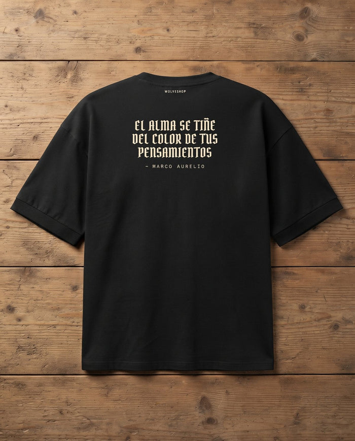 El alma se tiñe del color de tus pensamientos · Oversize Luna Negra